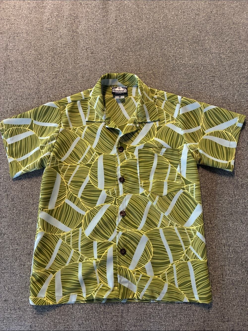 Boys Manuhealii Kahuli Print Shirt
